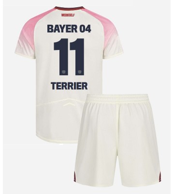 Bayer Leverkusen Martin Terrier #11 Udebanetrøje Børn 2025-26 Kortærmet (+ Korte bukser)